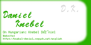 daniel knebel business card